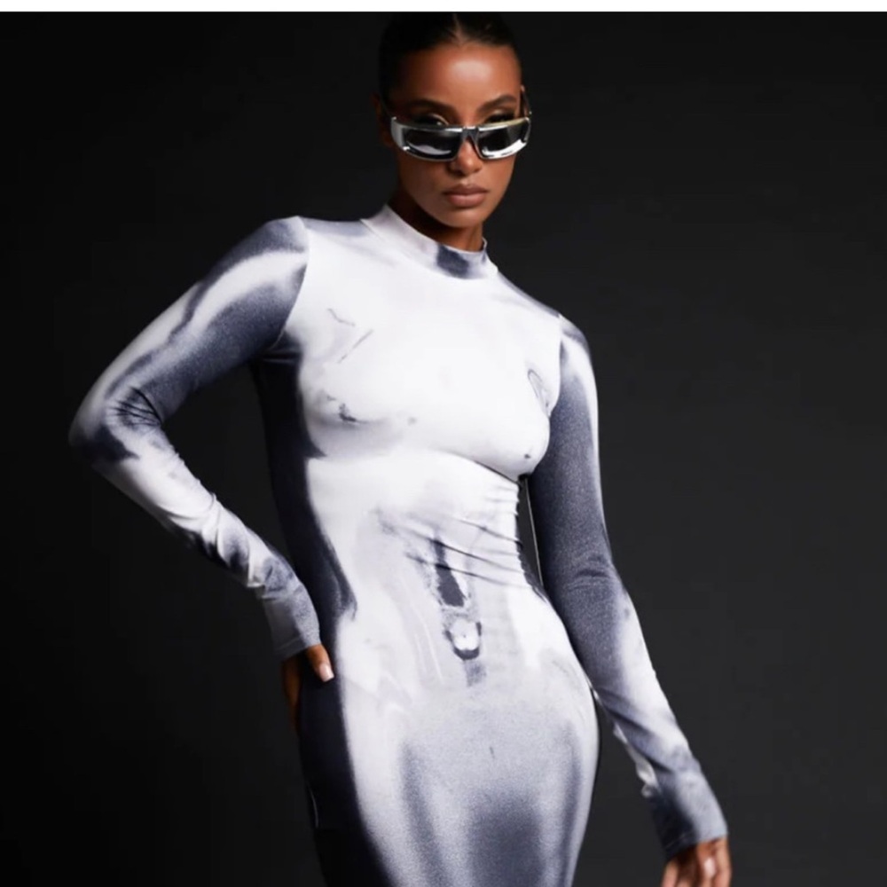 Murci android bodycon dress